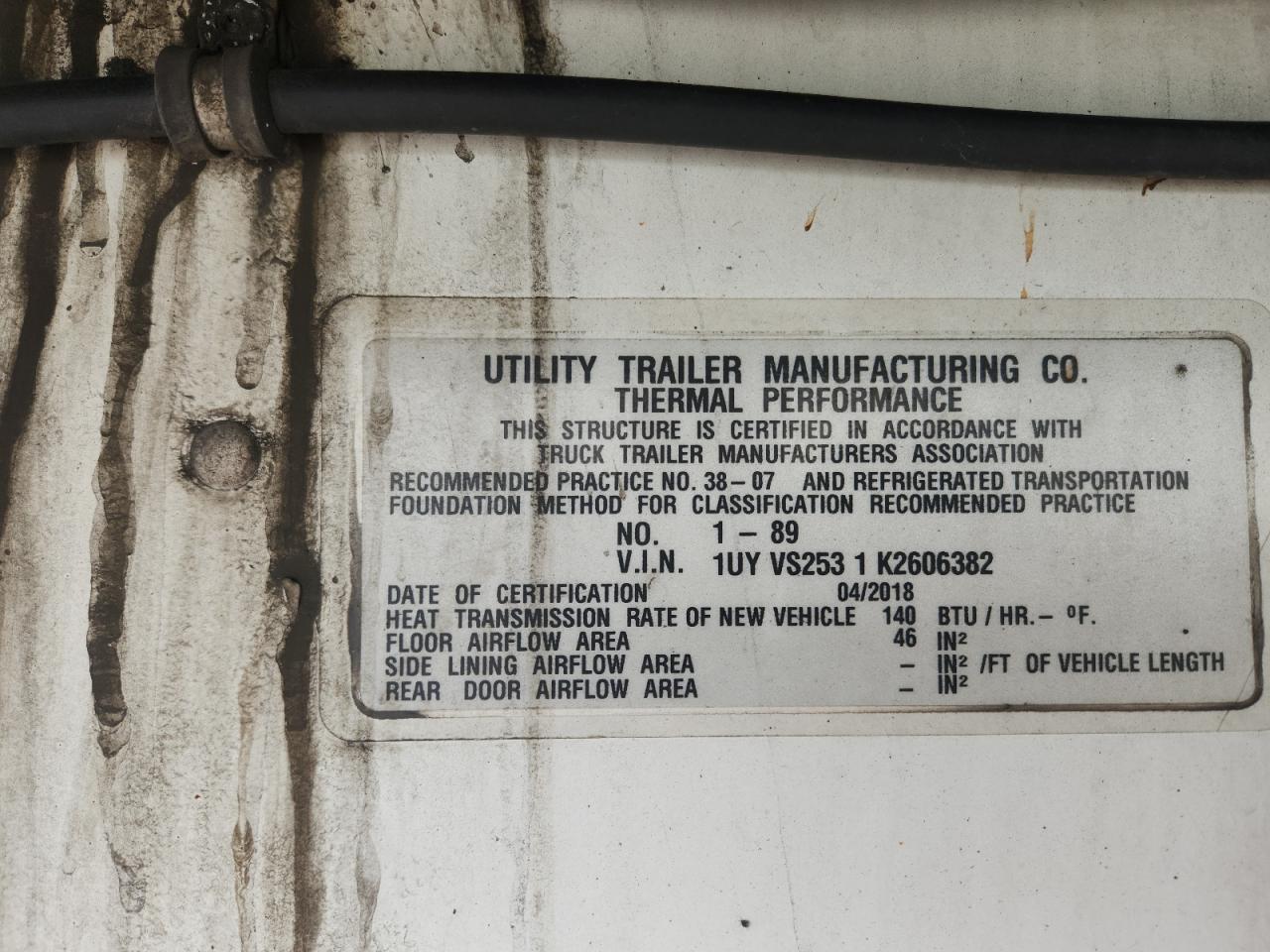1UYVS2531K2606382 · 2019 UTILITY VS2RA · 9/10