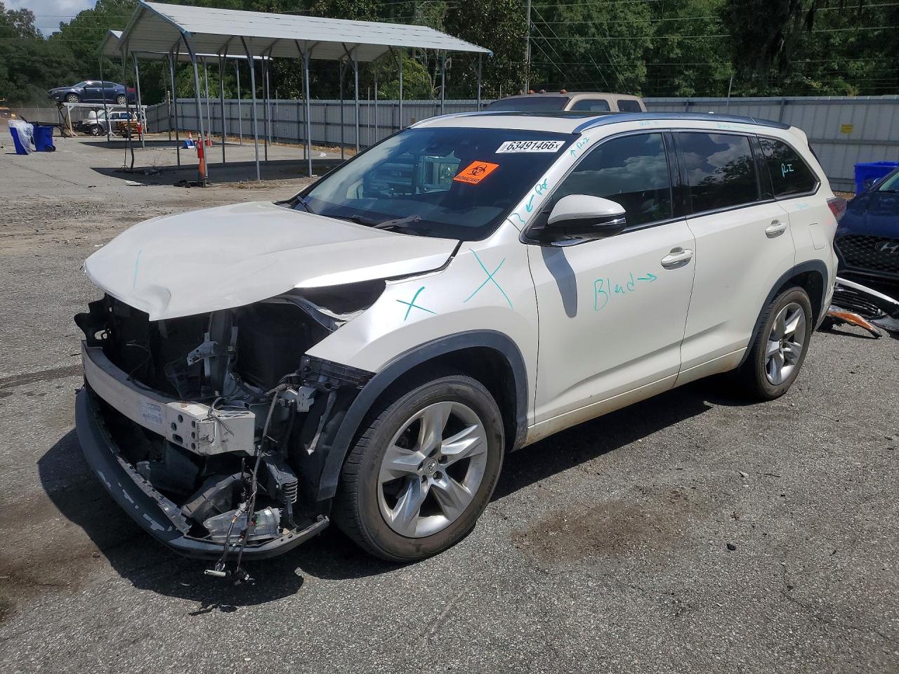 5TDYKRFH9FS049766 · 2015 TOYOTA HIGHLANDER