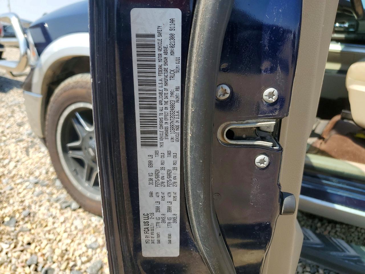 1C6RR7NT2GS248023 · 2016 RAM 1500 · 12/12