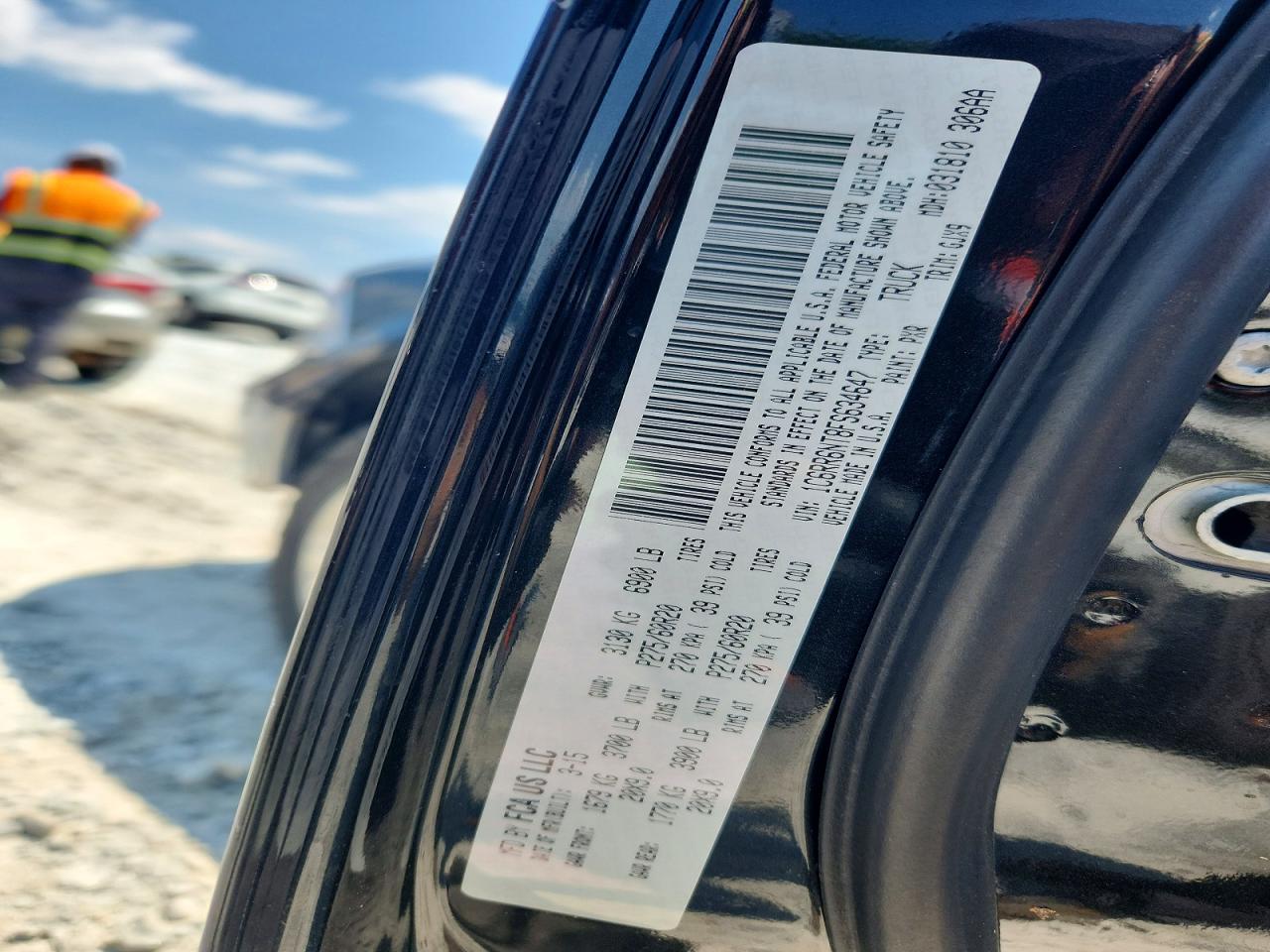 1C6RR6NT8FS634647 · 2015 RAM 1500 · 12/12