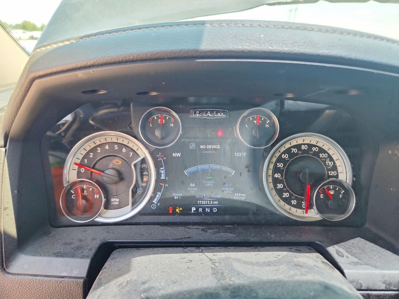 1C6RR6NT8FS634647 · 2015 RAM 1500 · 9/12