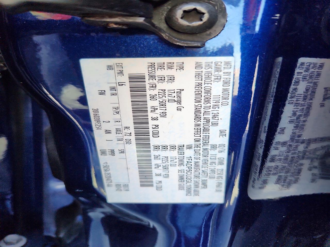 1FADP5CU2GL106862 · 2016 FORD C-MAX · 12/12
