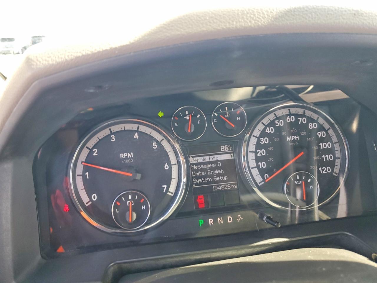 1C6RD6FP5CS232029 · 2012 DODGE RAM 1500 · 9/12
