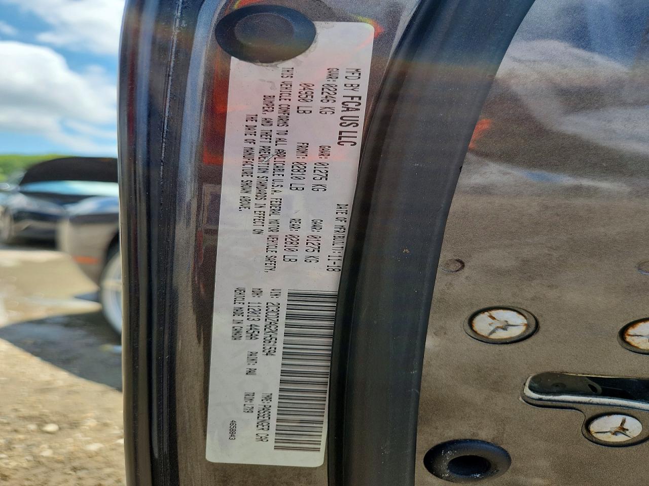 2C3CDZAG2KH561594 · 2019 DODGE CHALLENGER · 12/12