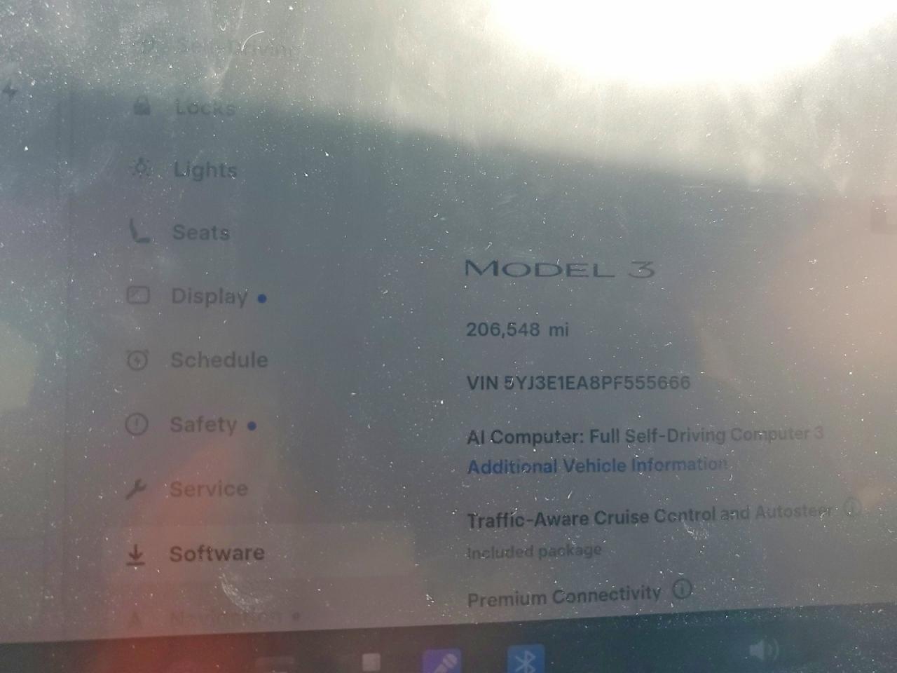 5YJ3E1EA8PF555666 · 2023 TESLA MODEL 3 · 9/12