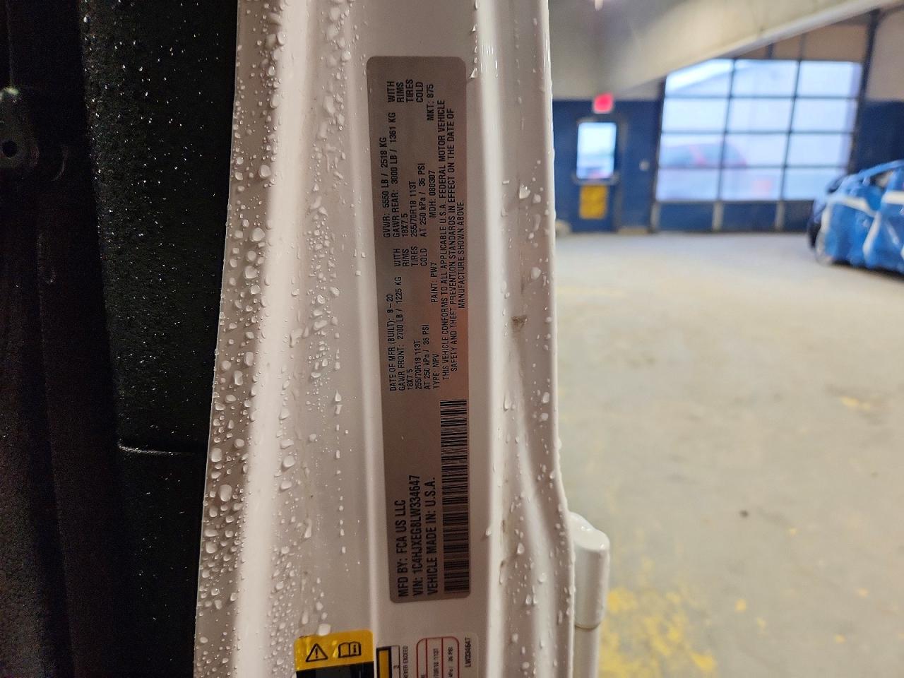 1C4HJXEG8LW334647 · 2020 JEEP WRANGLER UNLIMITED · 12/12