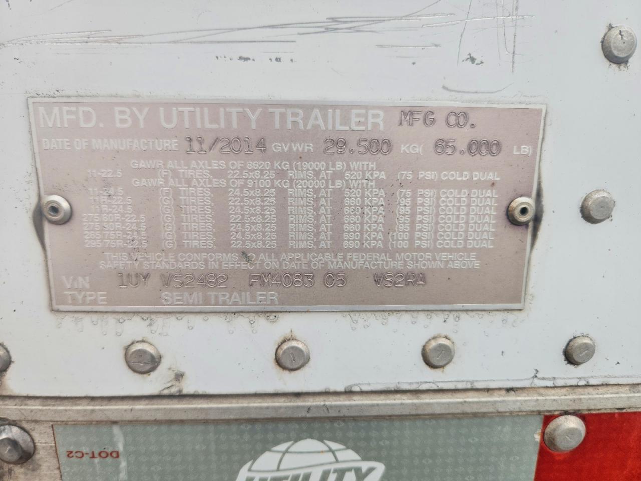 1UYVS2482FM408305 · 2015 UTILITY VS2RA · 8/10