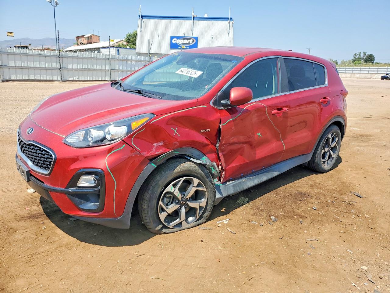 KNDPMCAC7M7864134 · 2021 KIA SPORTAGE