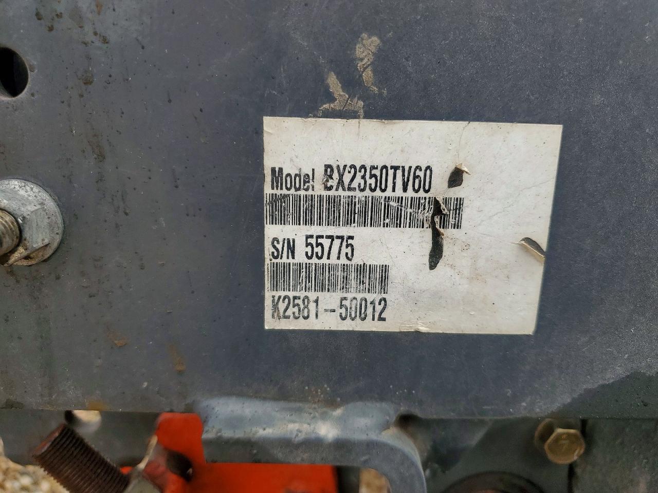 55775 · 2006 KUBOTA BX2350D · 10/10