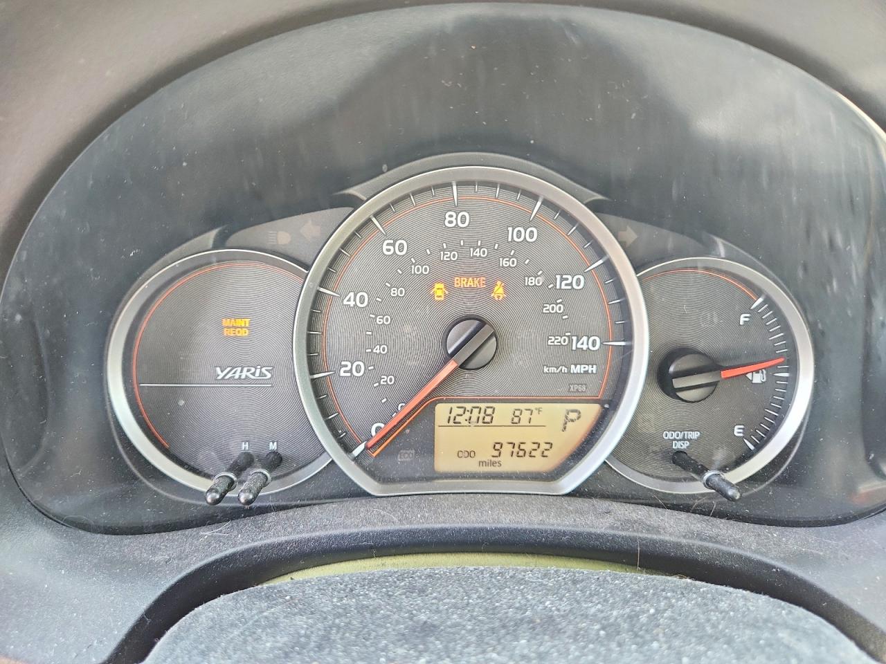 JTDKTUD36CD520938 · 2012 TOYOTA YARIS · 9/12