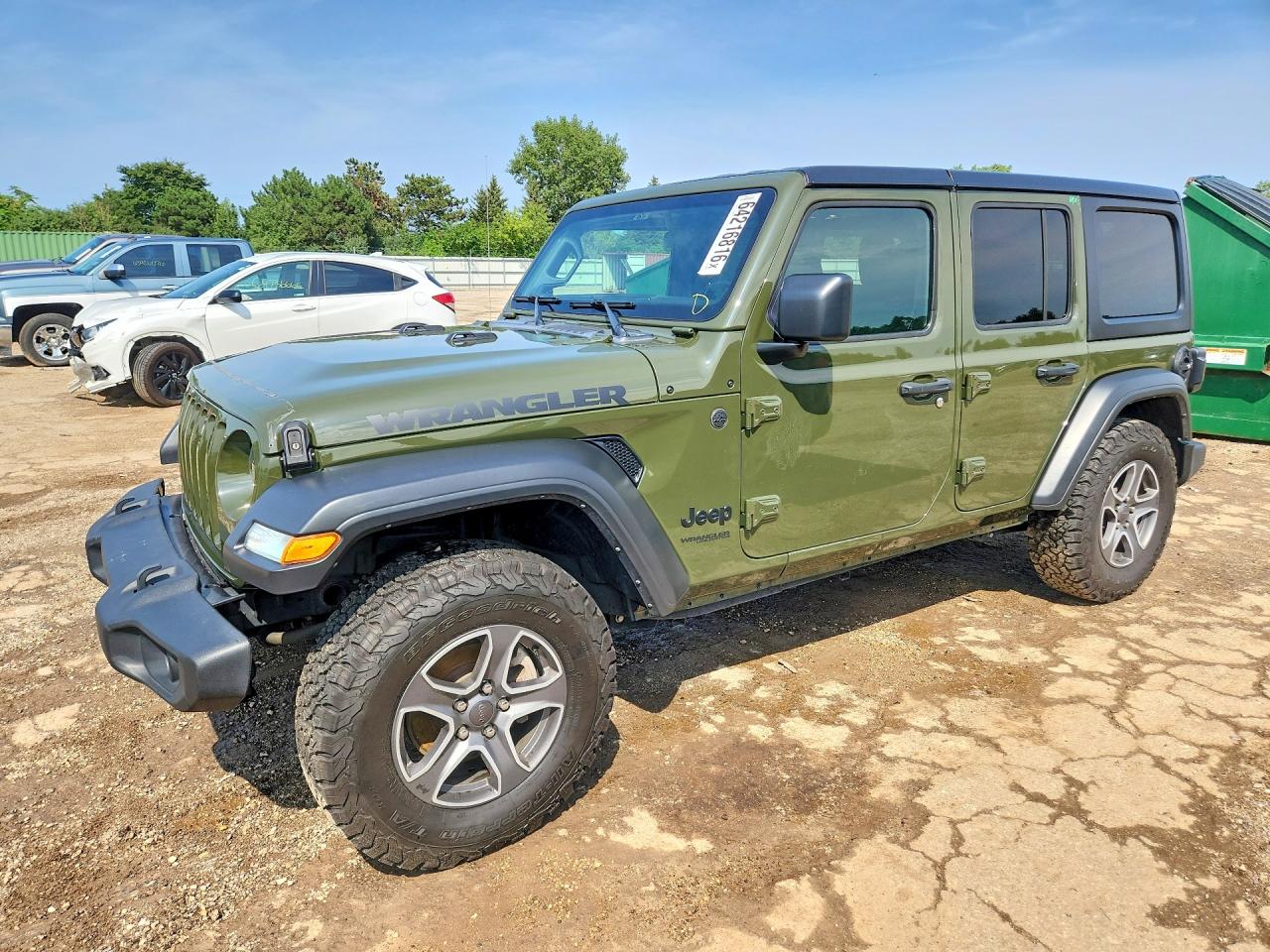 1C4HJXDG8NW180140 · 2022 JEEP WRANGLER UNLIMITED