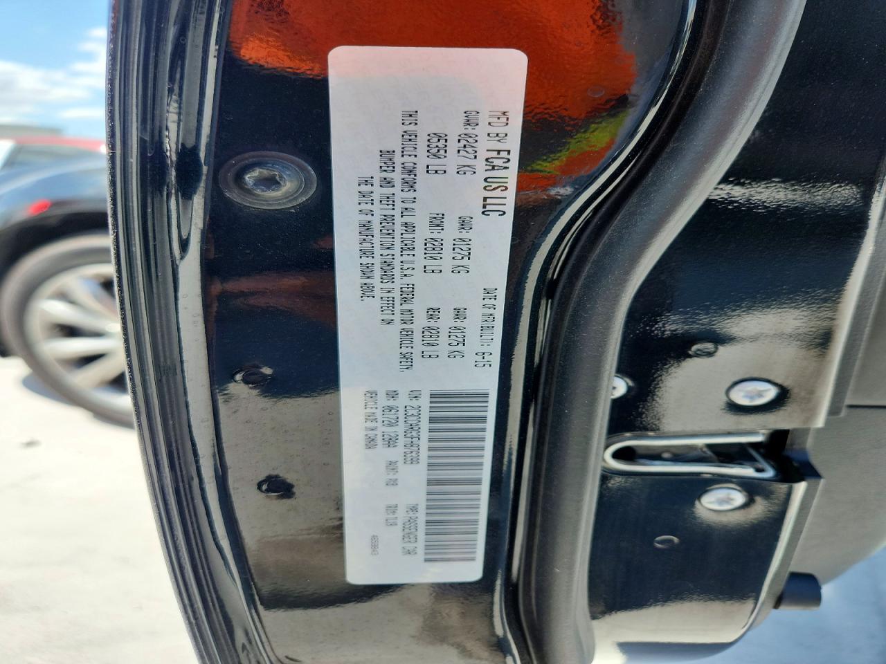2C3CCARG3FH876399 · 2015 CHRYSLER 300 · 12/12