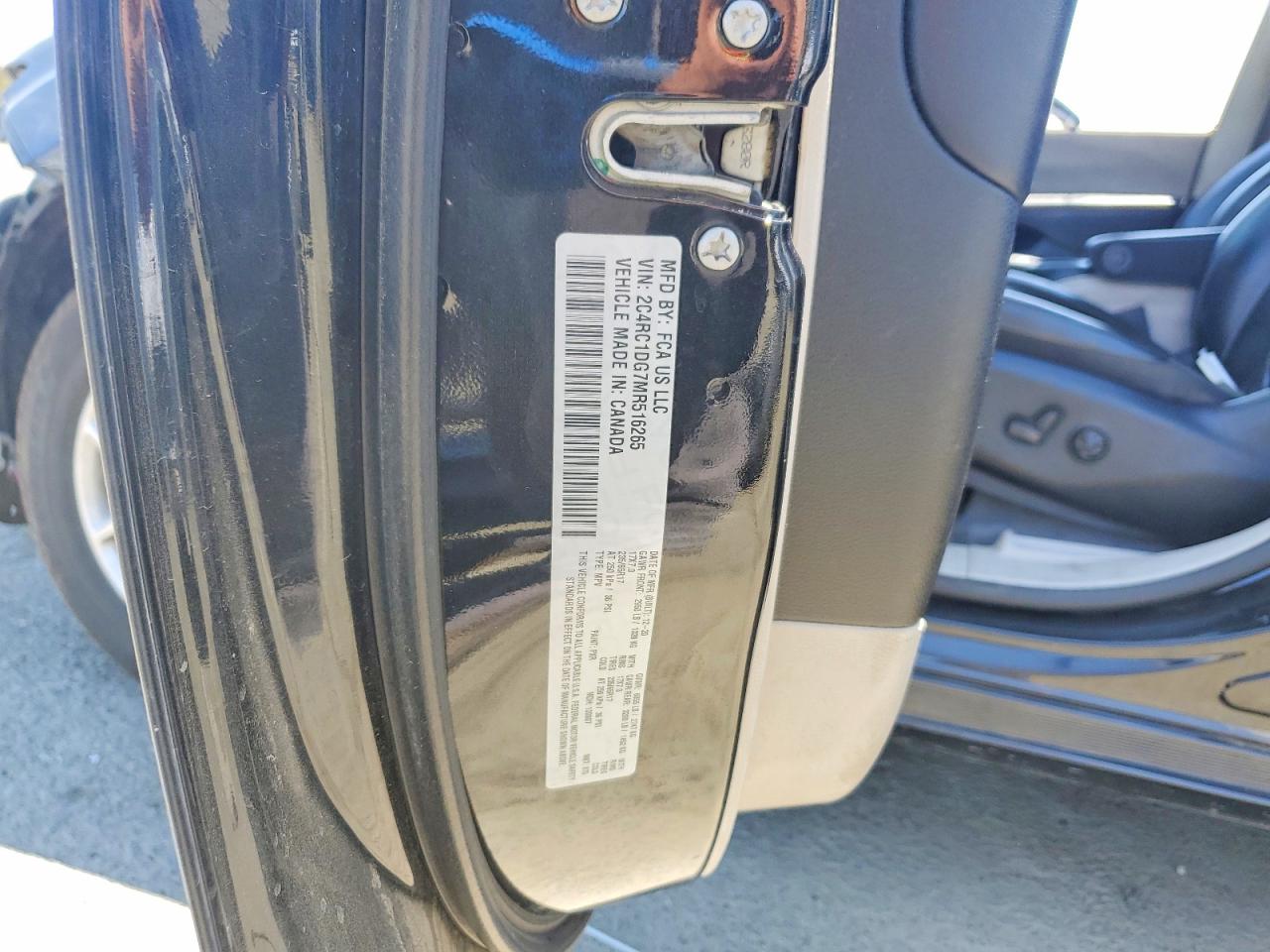 2C4RC1DG7MR516265 · 2021 CHRYSLER VOYAGER · 12/12
