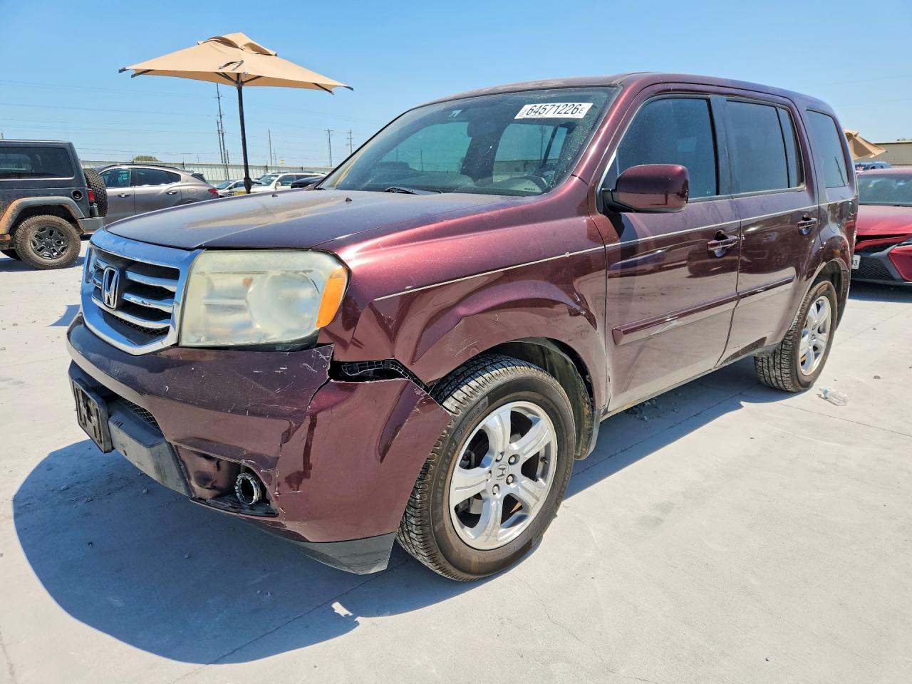 5FNYF3H53DB032869 · 2013 HONDA PILOT