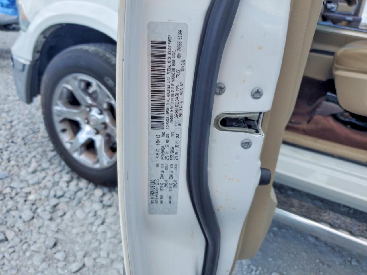 1C6RR6NT4GS194430 · 2016 RAM 1500 · 12/12