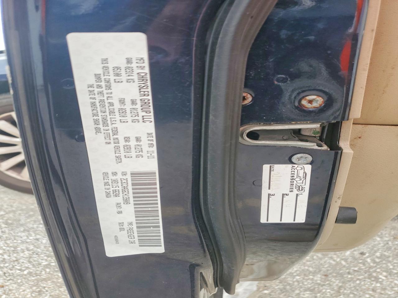 2C3CCAAG6CH139009 · 2012 CHRYSLER 300 · 12/12