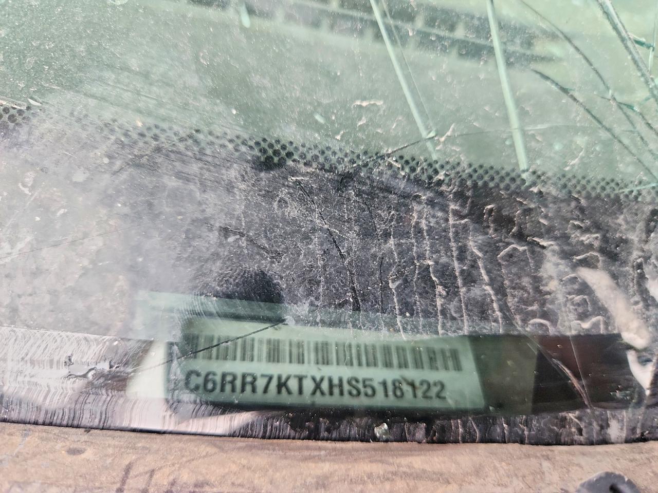1C6RR7KTXHS518122 · 2017 RAM 1500 · 12/12