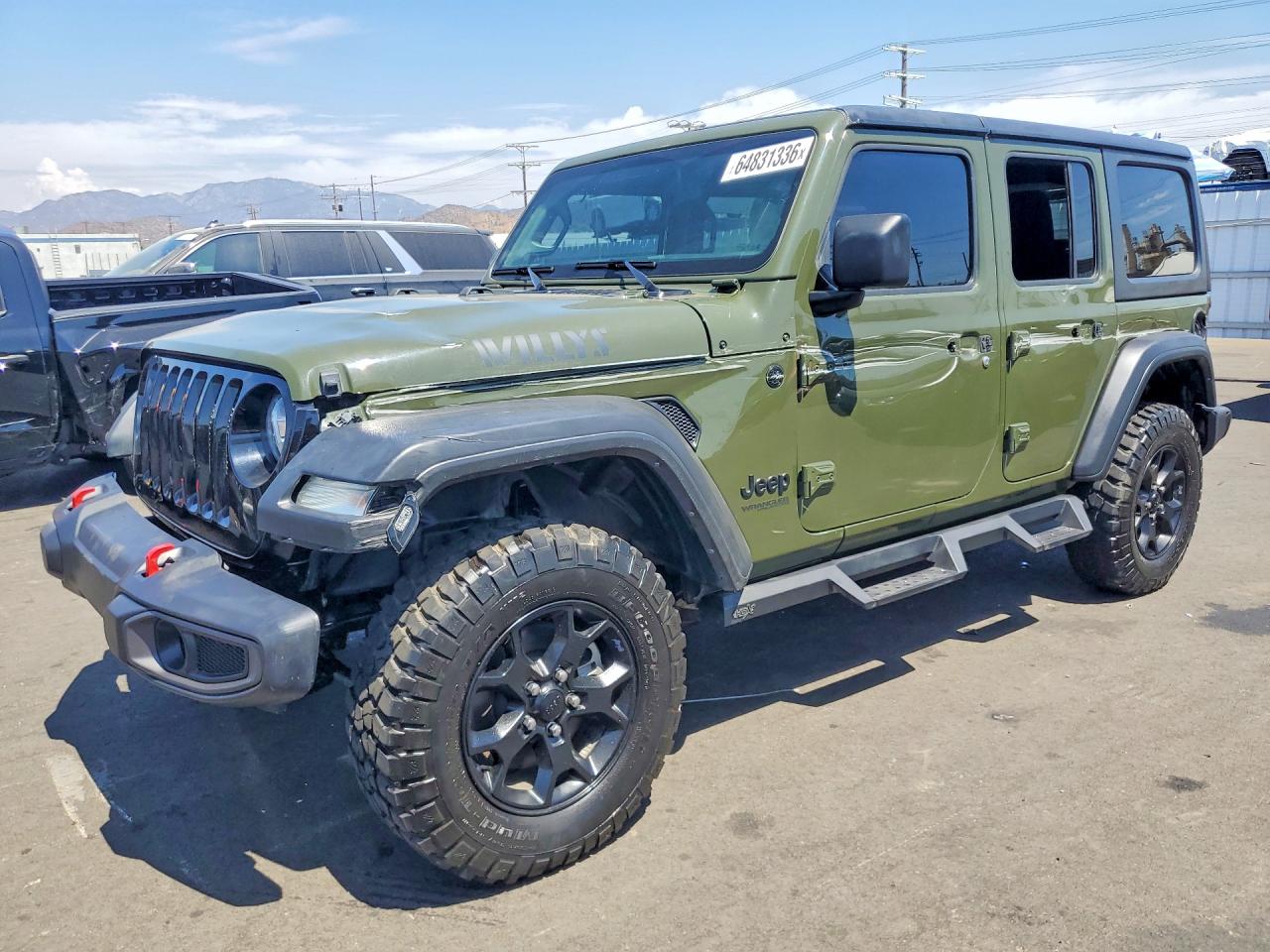 1C4HJXDG2NW196267 · 2022 JEEP WRANGLER UNLIMITED