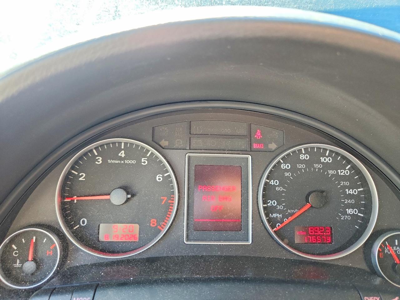 WAUDF78E17A025130 · 2007 AUDI A4 · 9/12