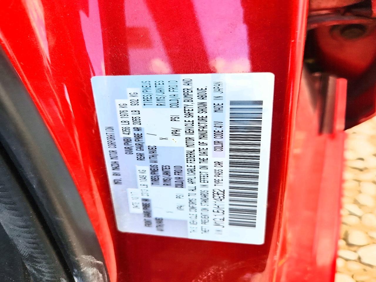 JM1GL1U5XH1149362 · 2017 MAZDA 6 · 12/12