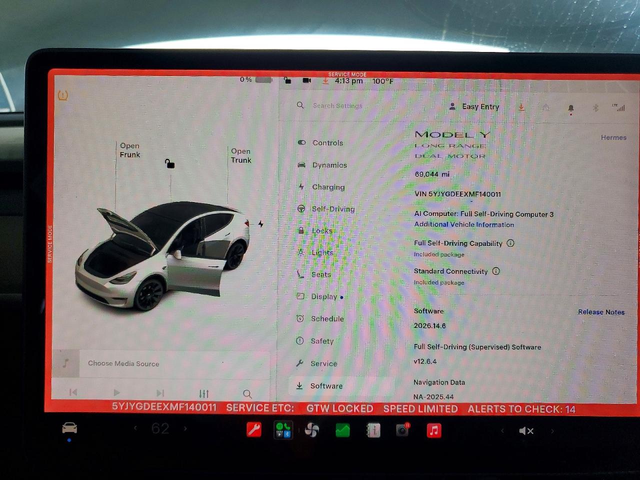 5YJYGDEEXMF140011 · 2021 TESLA MODEL Y · 9/13