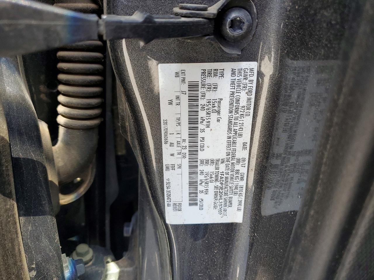 1FADP3E20HL337602 · 2017 FORD FOCUS · 12/12