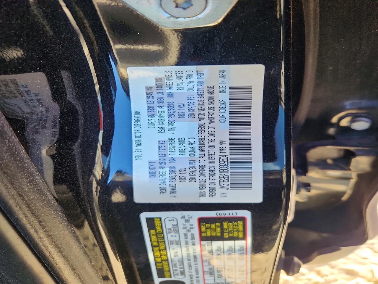 JM3TB2BA1B0329504 · 2011 MAZDA CX-9 · 12/12
