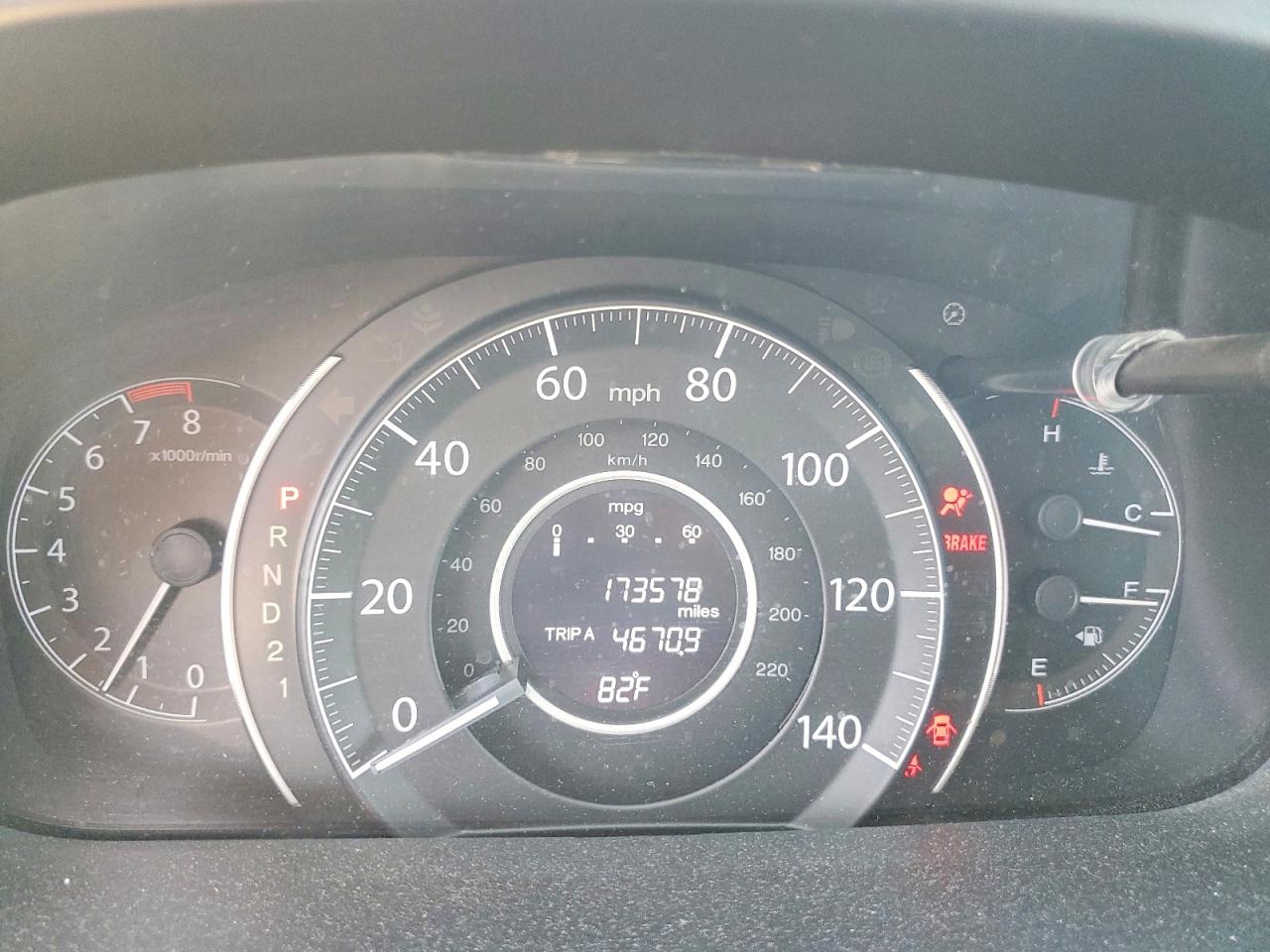 5J6RM3H37CL019010 · 2012 HONDA CR-V · 9/13