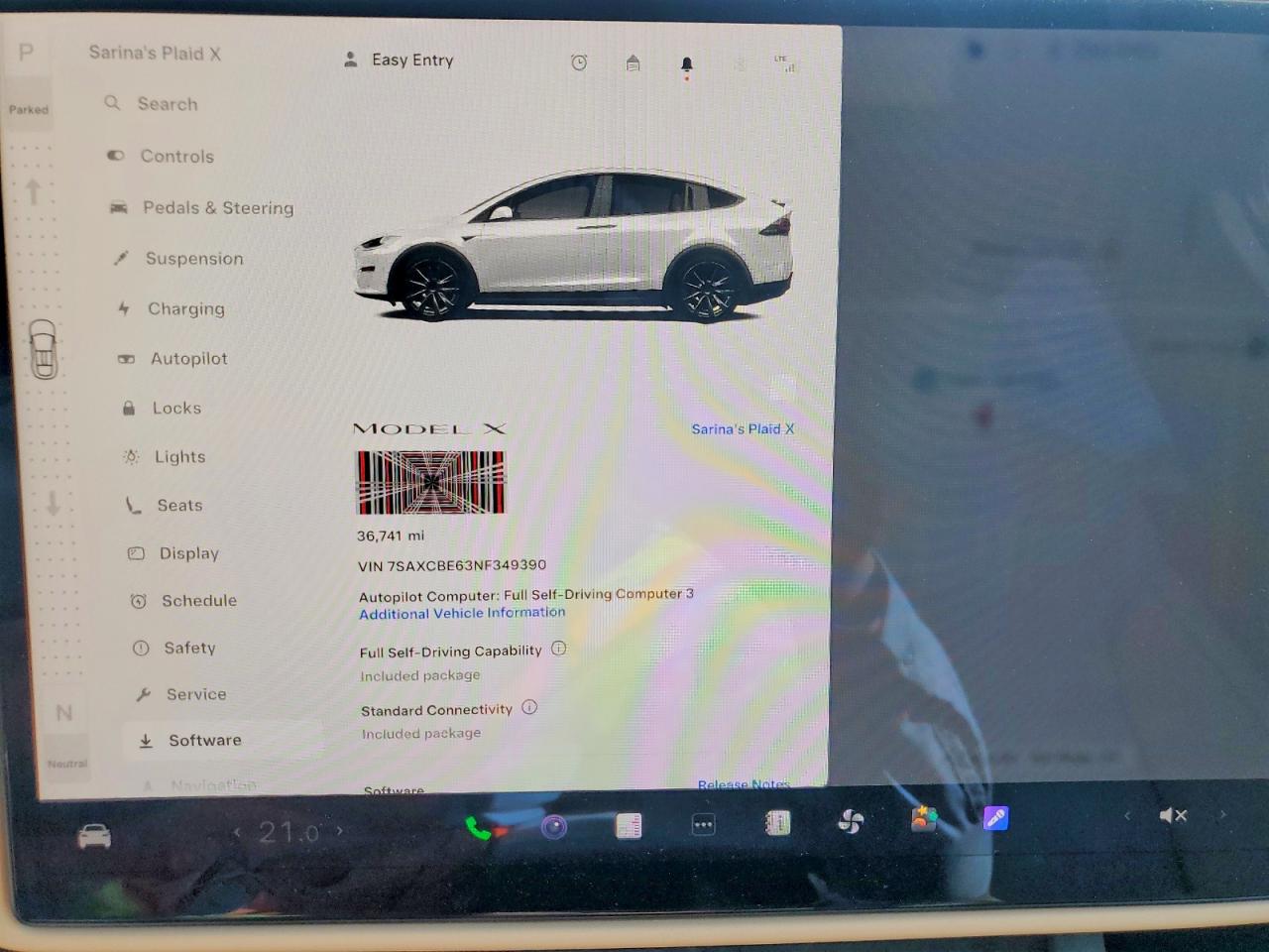 7SAXCBE63NF349390 · 2022 TESLA MODEL X · 9/13