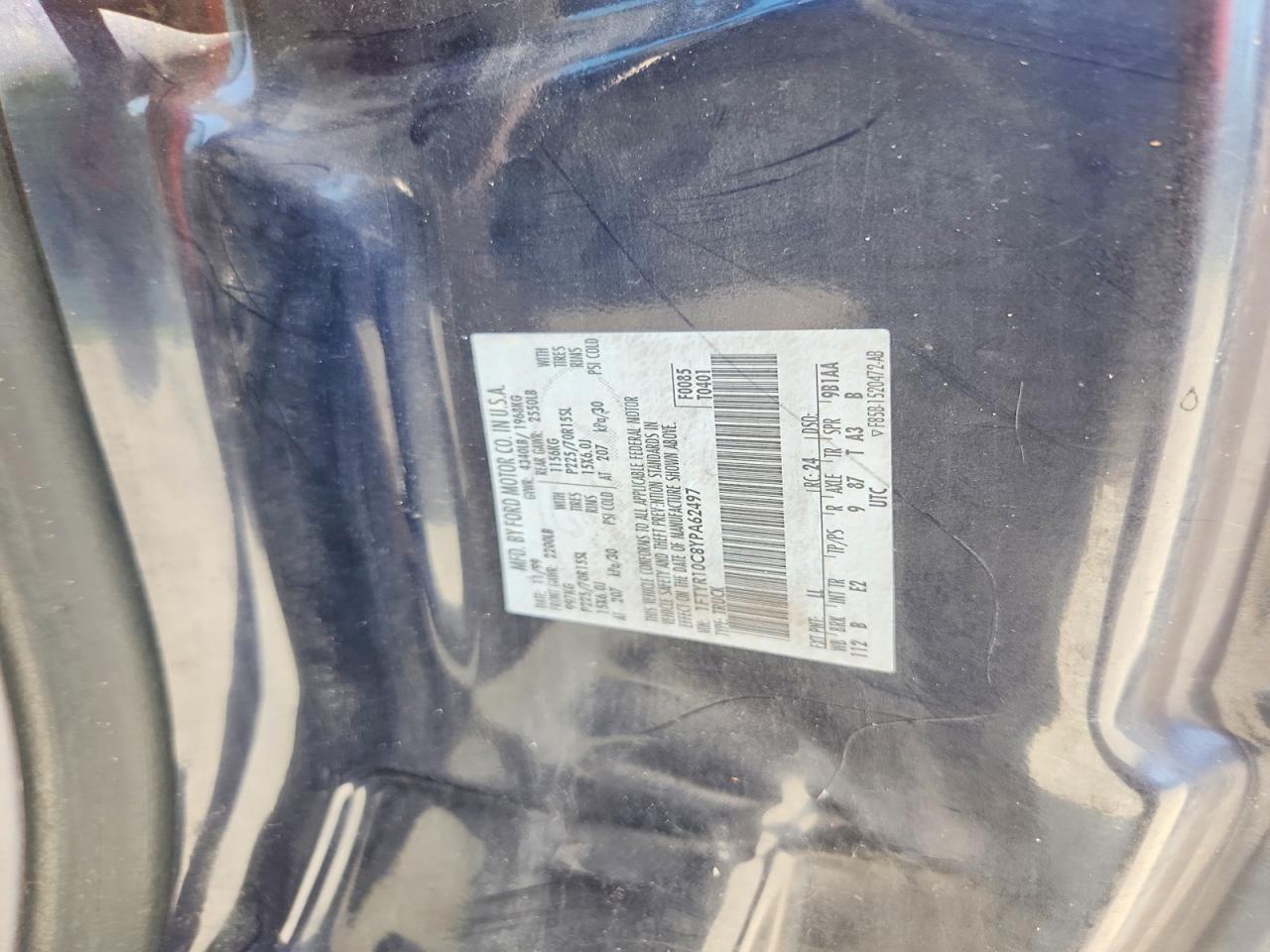 1FTYR10C8YPA62497 · 2000 FORD RANGER · 12/12