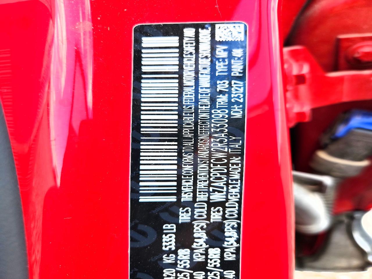 ZACPDFCW2R3A33098 · 2024 DODGE HORNET · 12/12