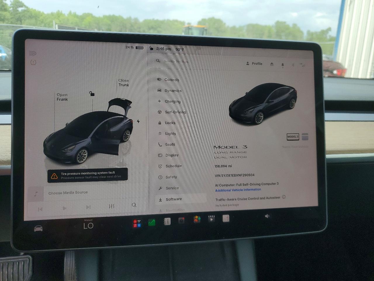 5YJ3E1EBXNF290934 · 2022 TESLA MODEL 3 · 9/12