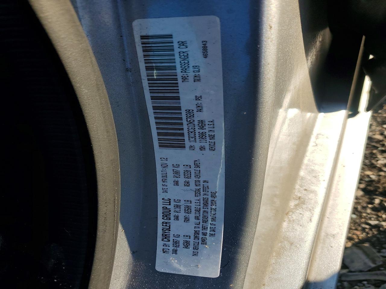 1C3CCBCG1DN578209 · 2013 CHRYSLER 200 · 12/12