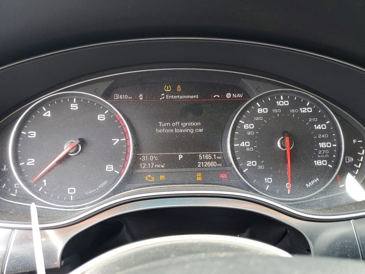 WAUGFAFC4DN014381 · 2013 AUDI A6 · 9/12