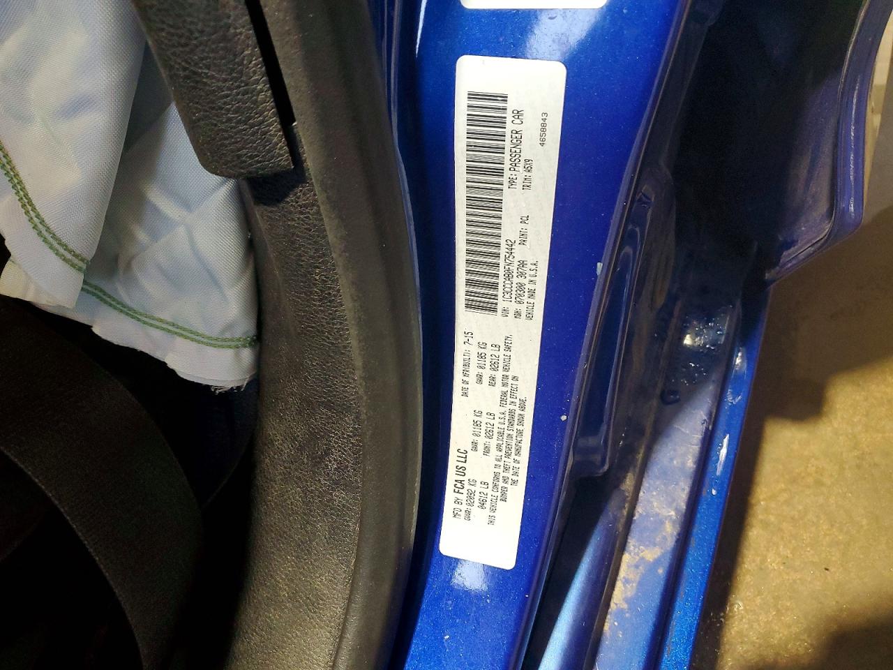 1C3CCCAB0FN754442 · 2015 CHRYSLER 200 · 12/12
