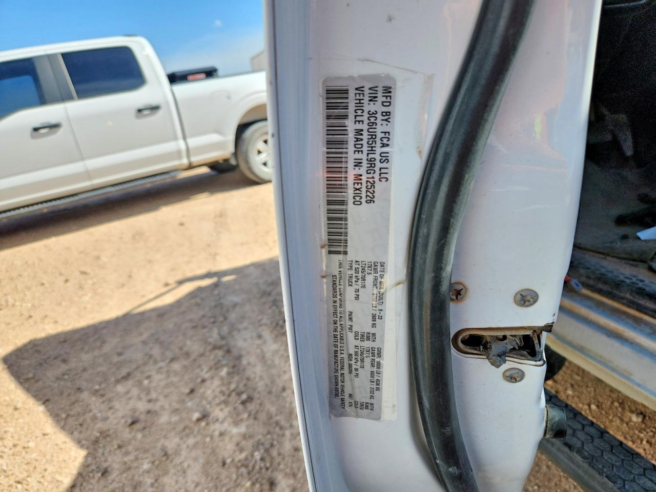 3C6UR5HL9RG125226 · 2024 RAM 2500 · 12/12