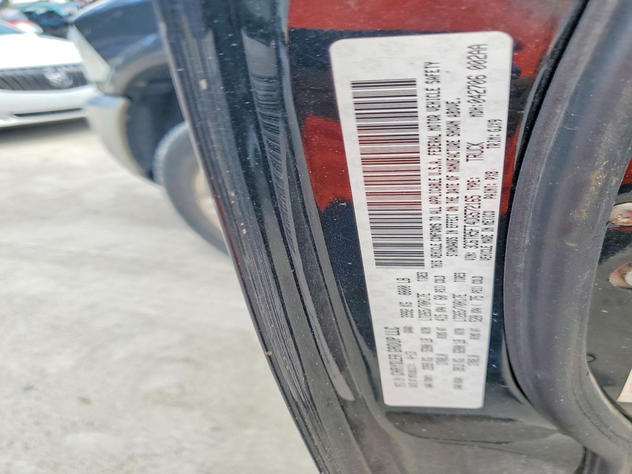 3C6TR5FT4DG572165 · 2013 RAM 2500 · 12/12