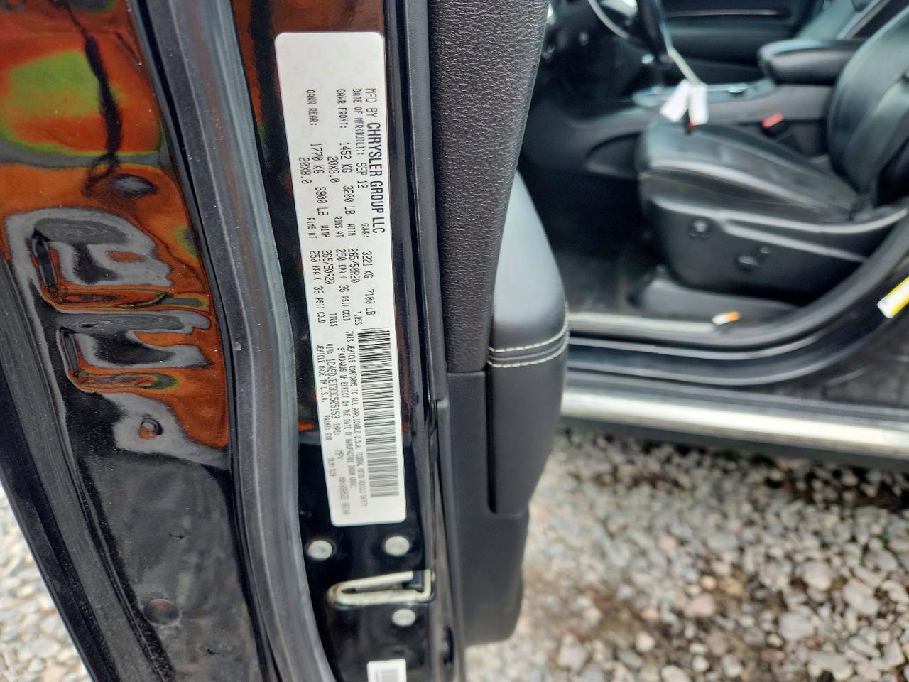 1C4SDJET3DC505153 · 2013 DODGE DURANGO · 12/12