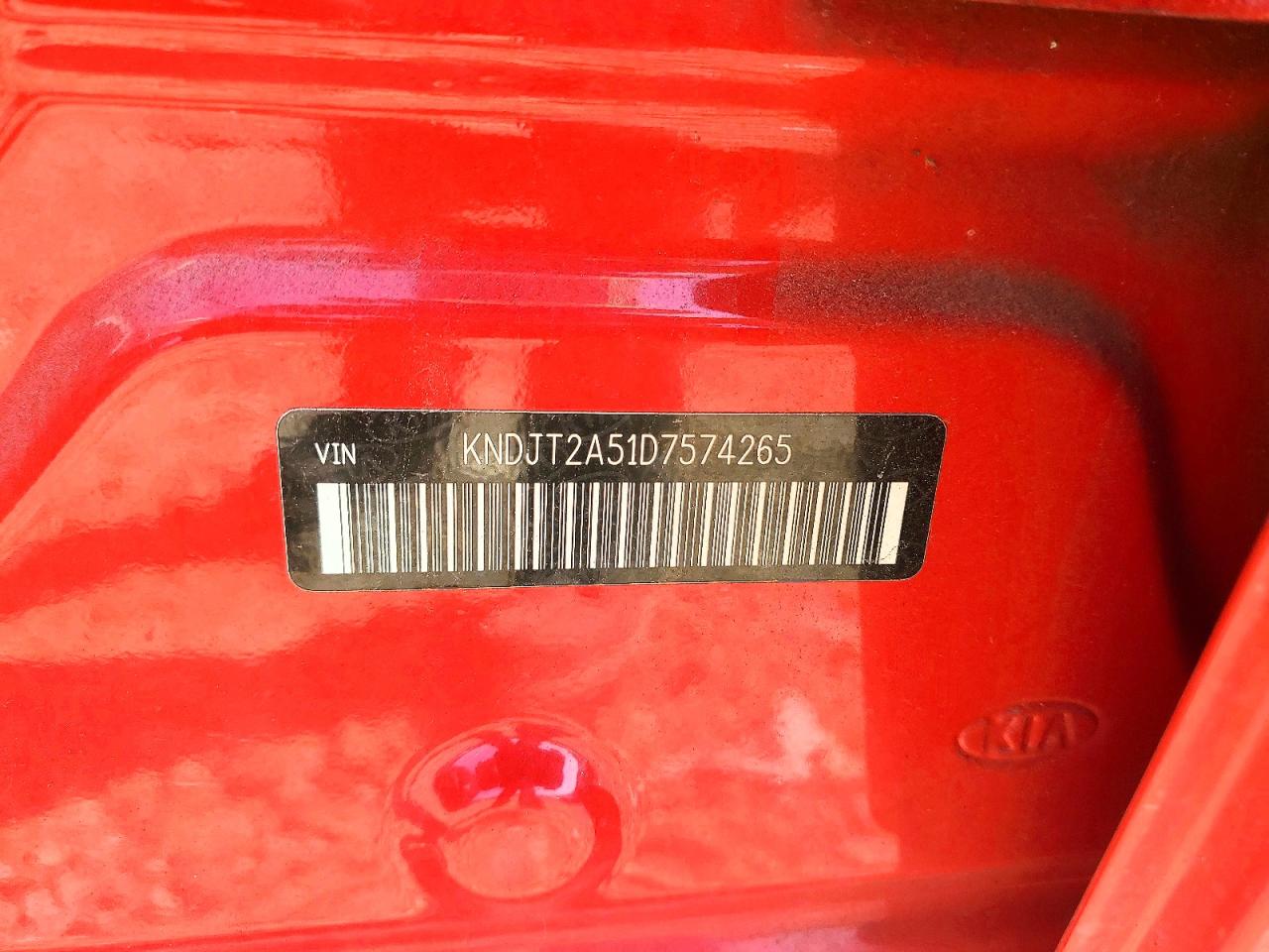 KNDJT2A51D7574265 · 2013 KIA SOUL · 12/12