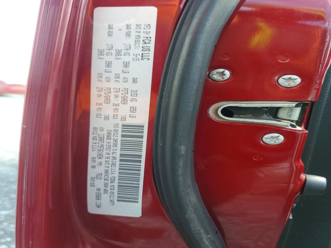 1C6RR7LM5FS610694 · 2015 RAM 1500 · 12/12