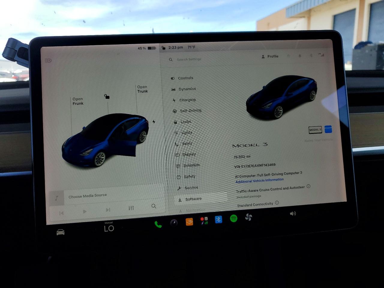 5YJ3E1EAXNF143469 · 2022 TESLA MODEL 3 · 9/12