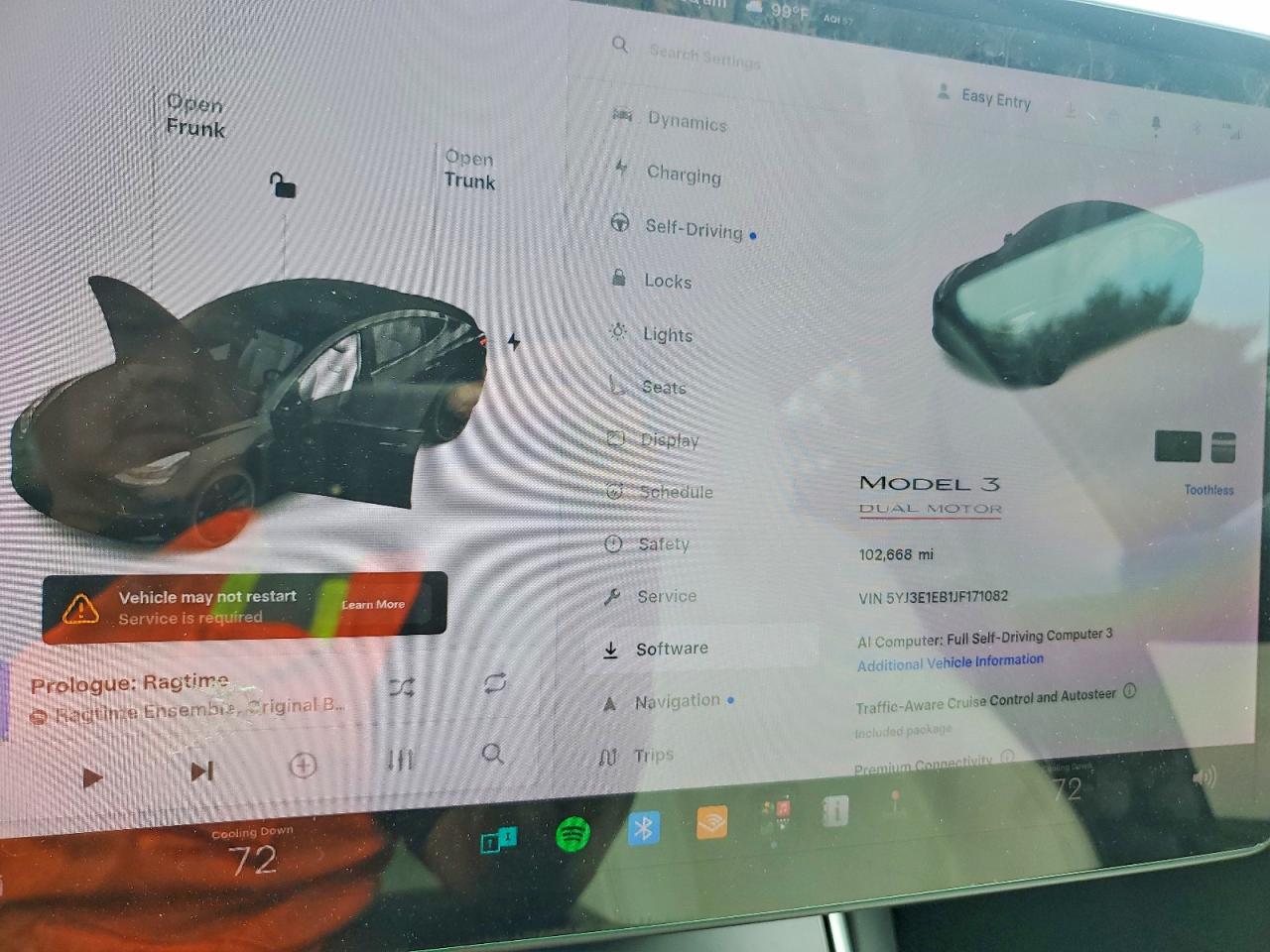 5YJ3E1EB1JF171082 · 2018 TESLA MODEL 3 · 9/12