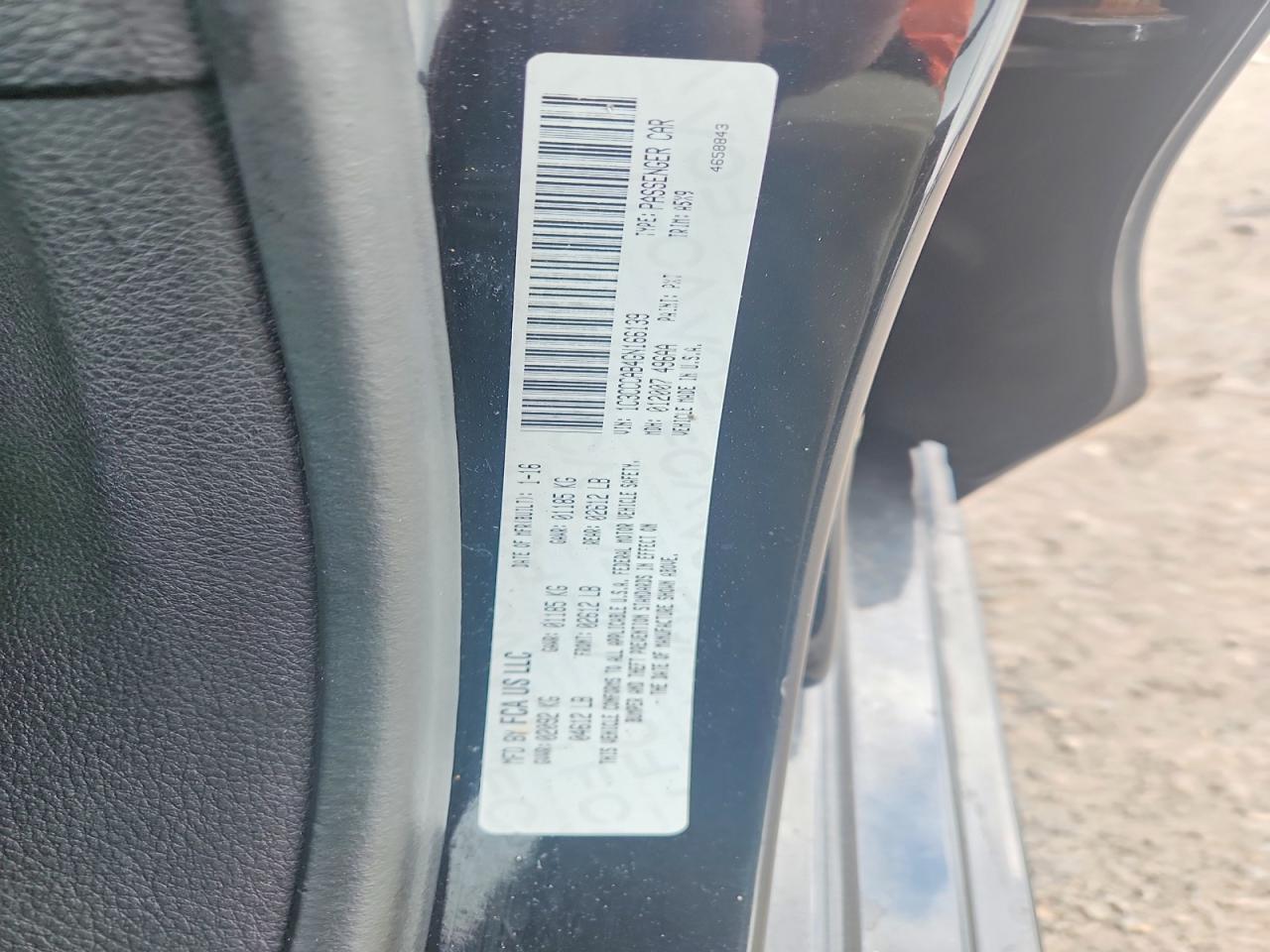 1C3CCCAB4GN166139 · 2016 CHRYSLER 200 · 12/12