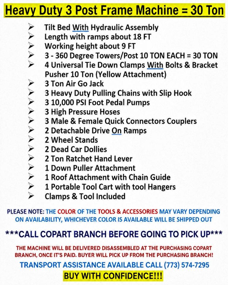 38911475 · 2027 OTHERS 3 TOWER FRAME MACHINE · 10/10