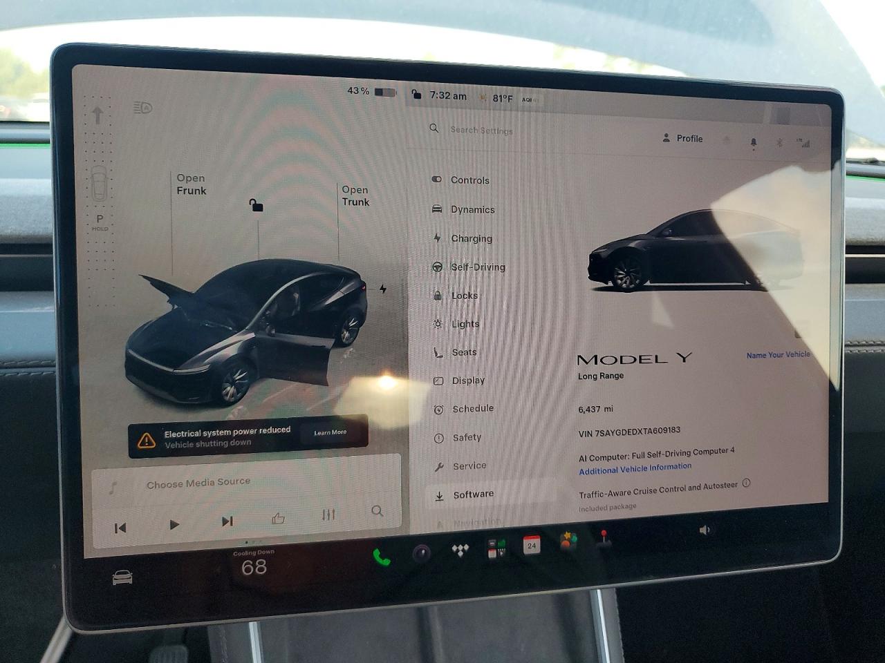 7SAYGDEDXTA609183 · 2026 TESLA MODEL Y · 9/14