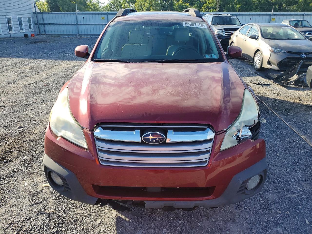 4S4BRBLC0E3305287 · 2014 SUBARU OUTBACK · 5/13