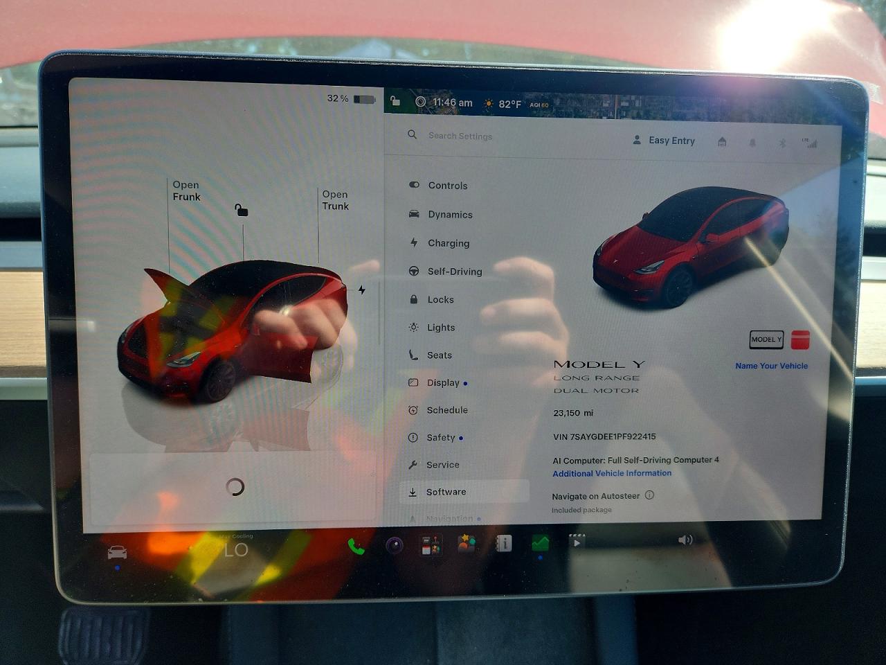 7SAYGDEE1PF922415 · 2023 TESLA MODEL  Y · 9/13