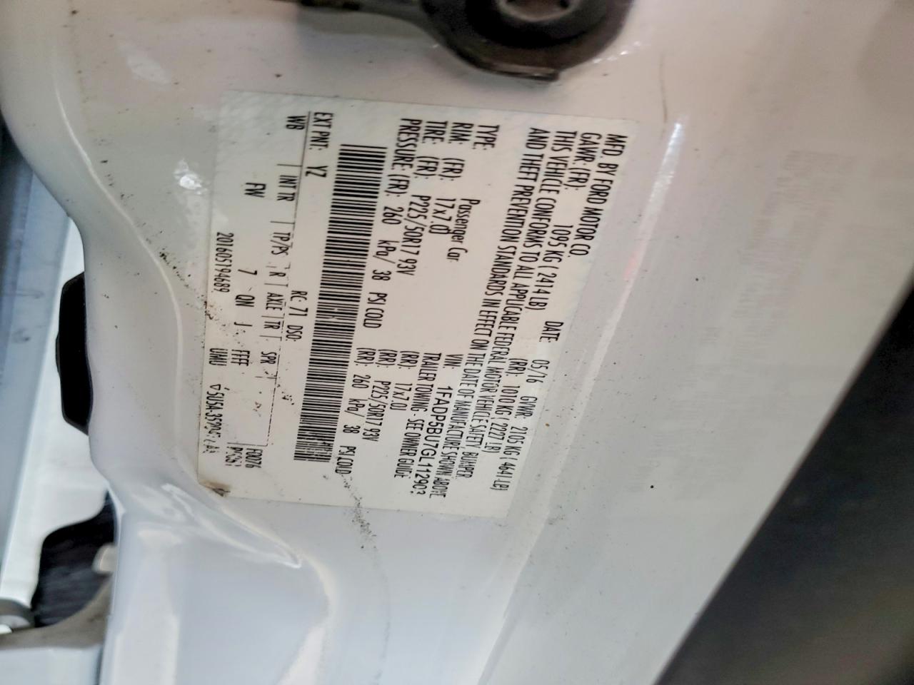 1FADP5BU7GL112903 · 2016 FORD C-MAX · 12/12