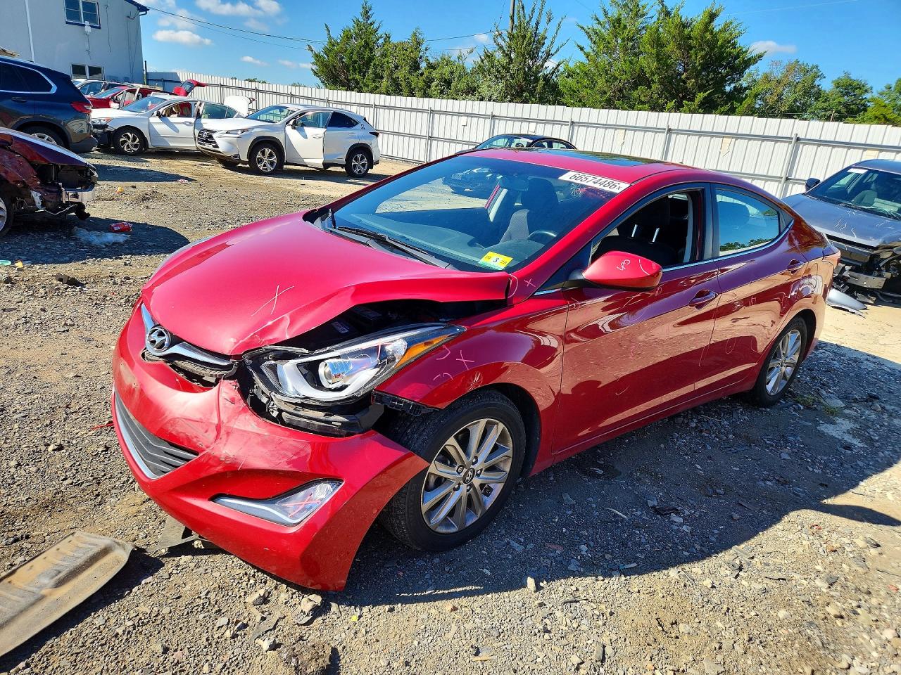 KMHDH4AE9FU447497 · 2015 HYUNDAI ELANTRA