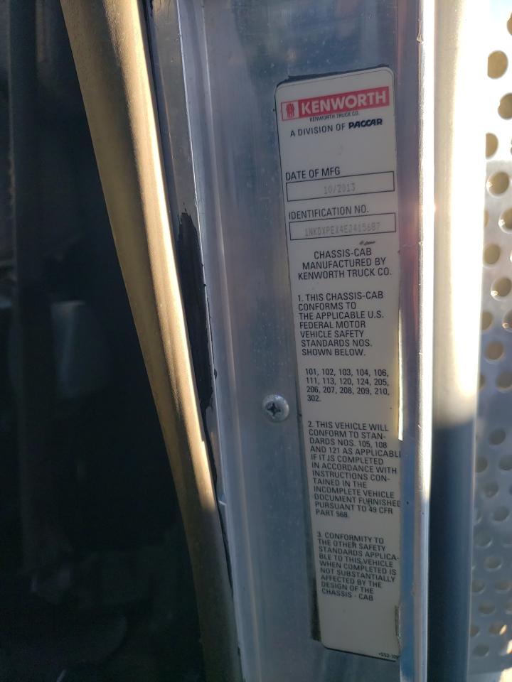 1NKDXPEX4EJ415687 · 2014 KENWORTH CONSTRUCTION · 10/10